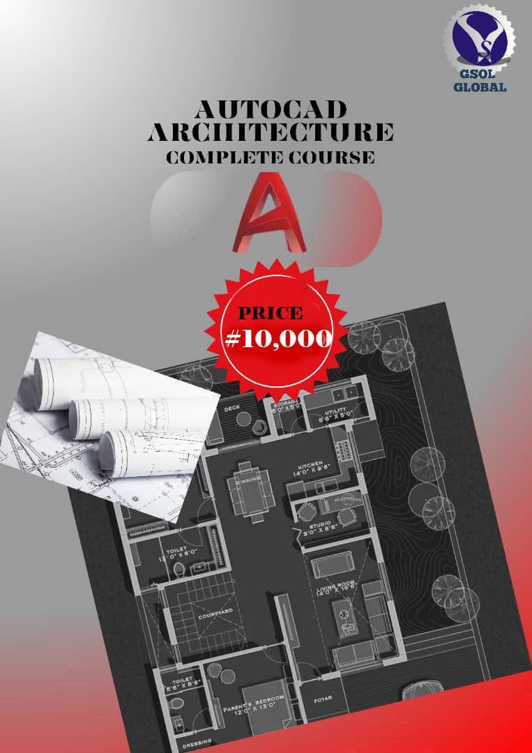 COMPLETE ARCHITECTURAL DESIGN USING AUTOCAD.